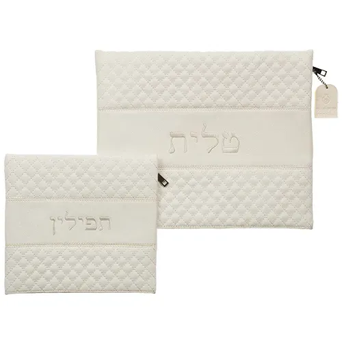 סט תפילין מעור דמוי עור 36*29 ס"מ עם רקמה