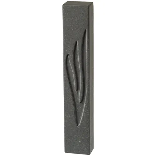 Polymer concrete 15 cm, stone-like, black